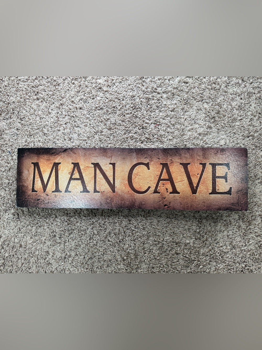 Man cave sign decor- rustic 30x8x1.5”